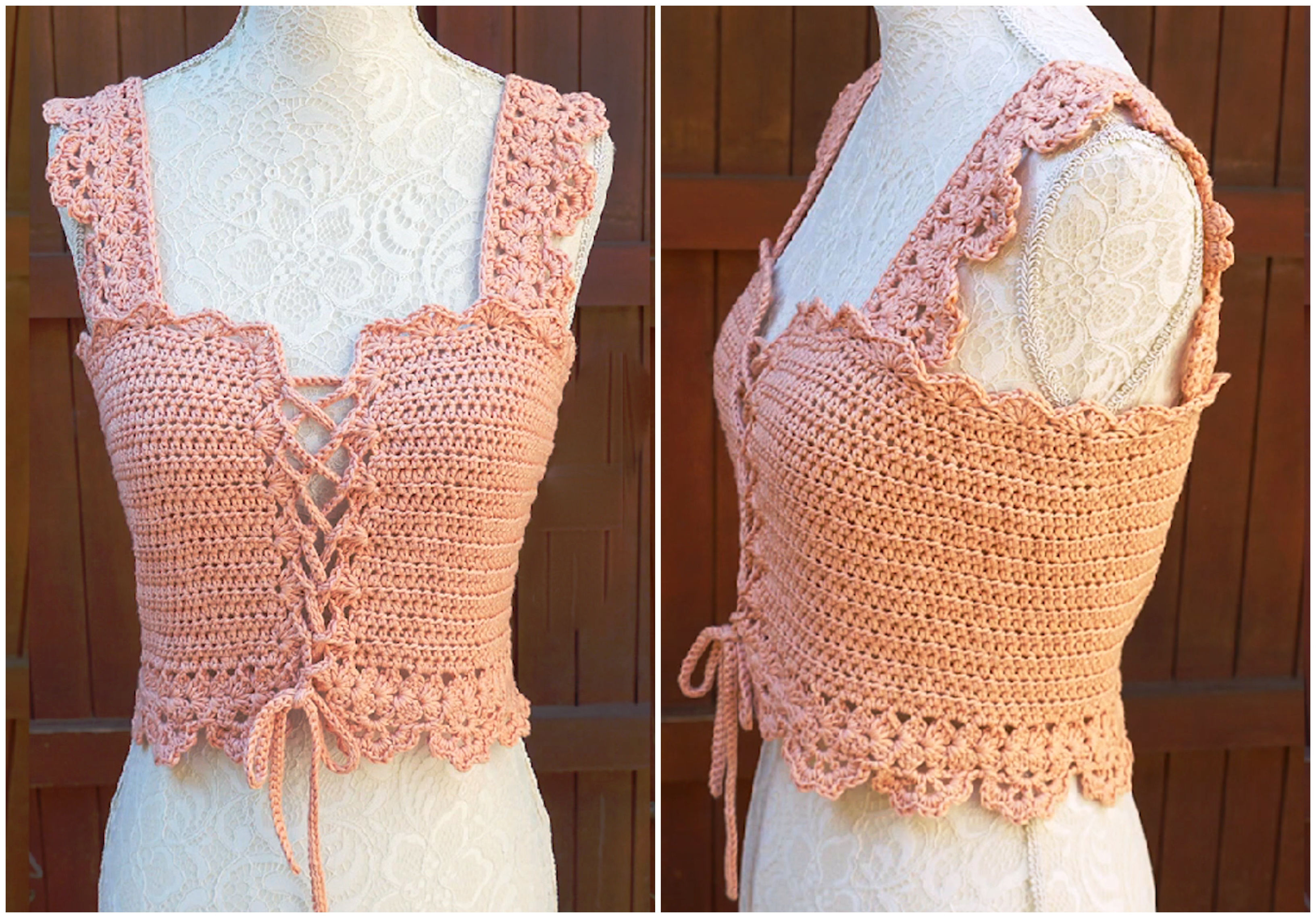 Crochet Stylish Corset Top We Love Crochet