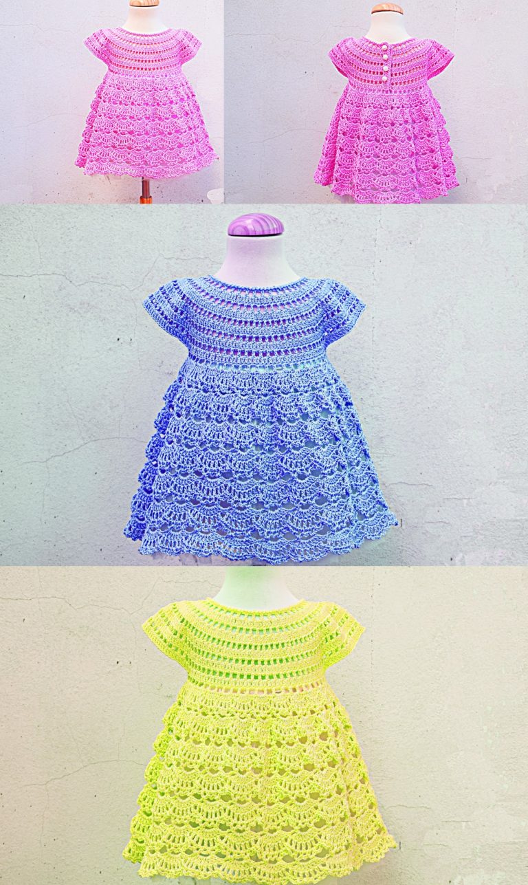 Crochet Fast And Easy Baby Dress We Love Crochet