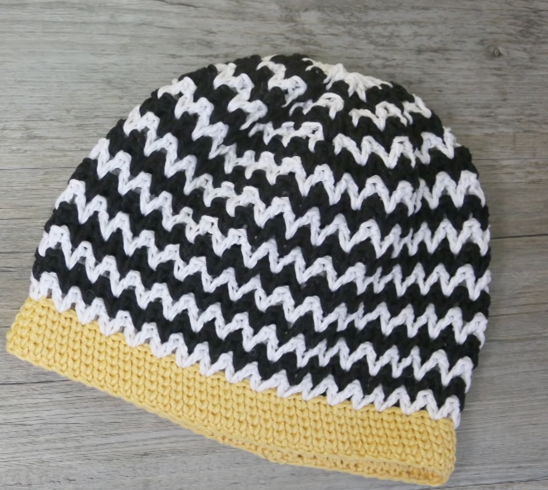 Crochet V Stitch Hat In All Sizes We Love Crochet