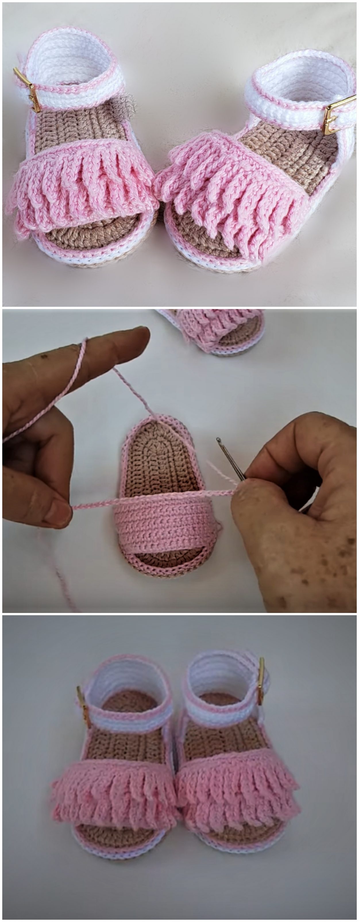 Crochet Sandals For Baby Girl We Love Crochet
