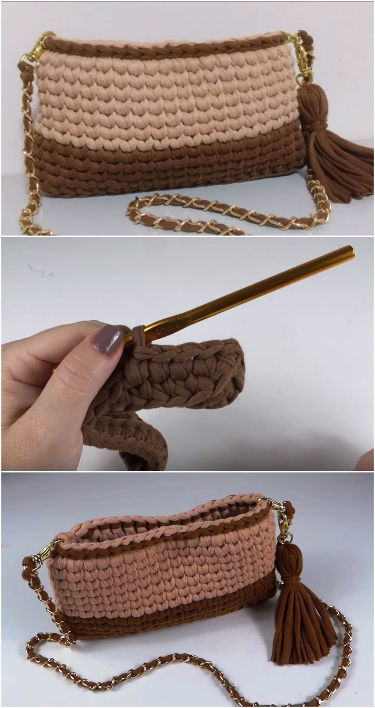 Crochet Stylish Handbag Video Tutorial We Love Crochet