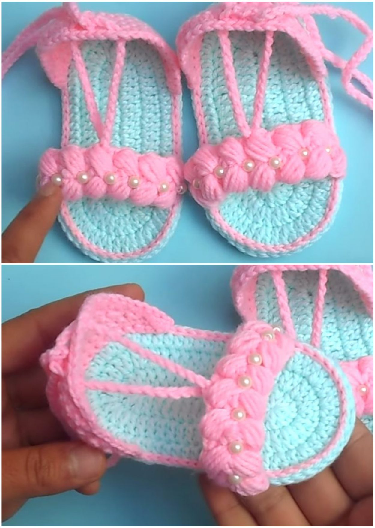 Crochet Baby Girl Sandals We Love Crochet