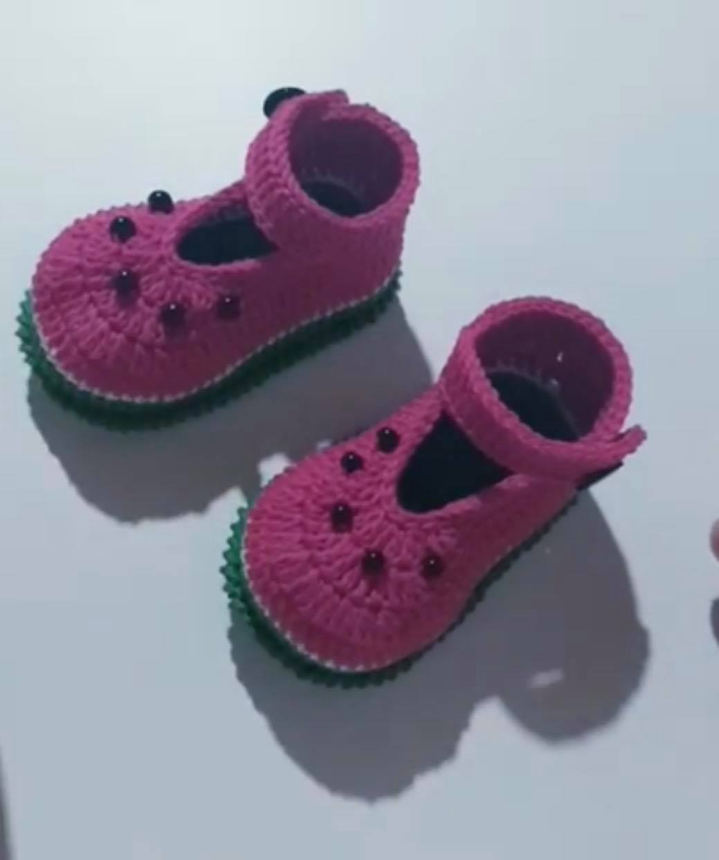 infant watermelon shoes