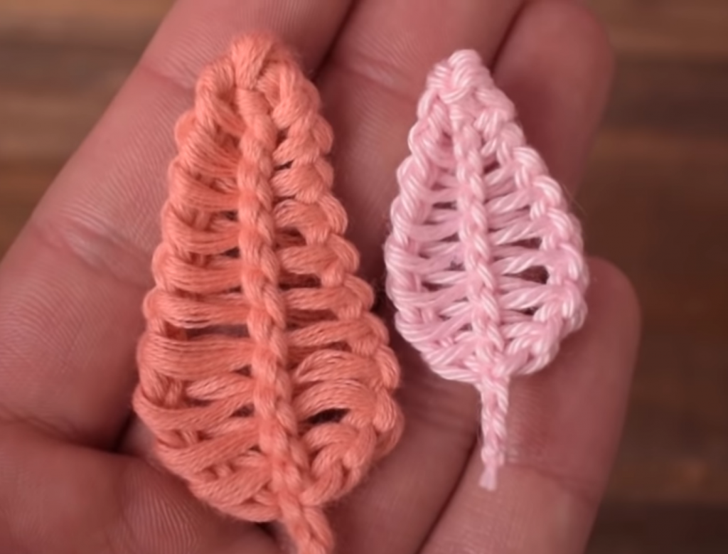 Crochet Simple Leaf Applique We Love Crochet