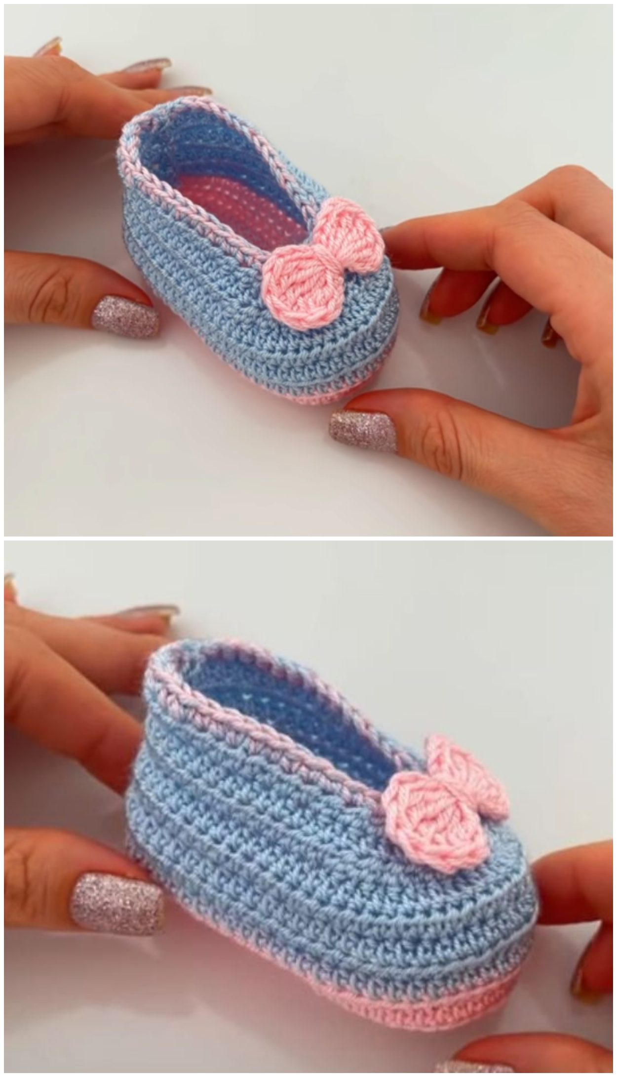 Crochet Beautiful Shoes For Baby Girl - We Love Crochet