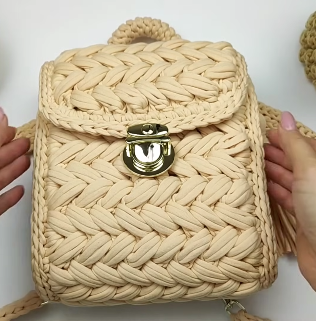 Amazing Crocheted Backpack We Love Crochet